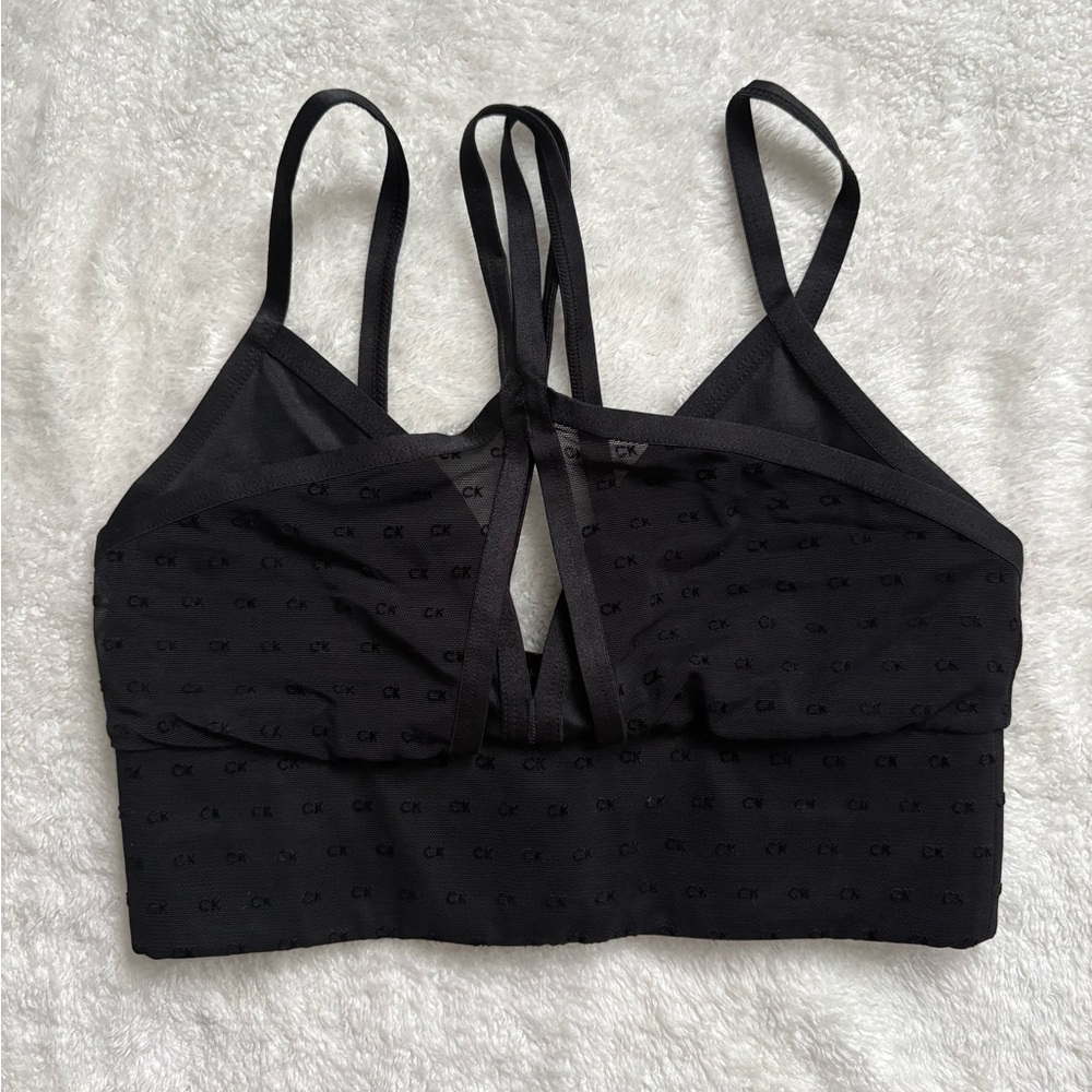 Calvin Klein Performance Charcoal Bra